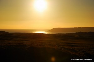 View across Three Cliffs Bay, Gower